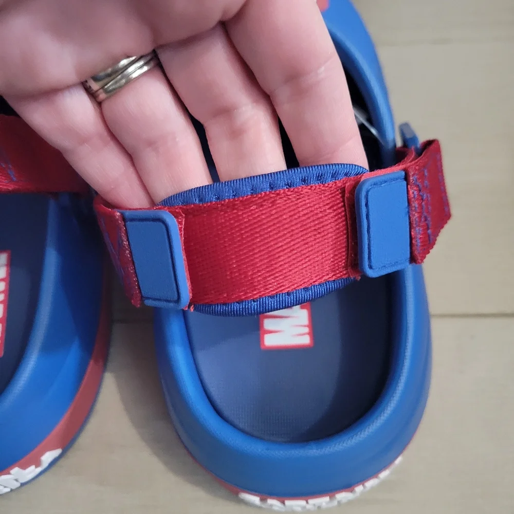 Captain America Clog Sandals Slip On Mens Size 9